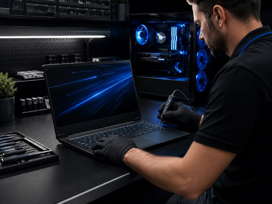 Контроль качества после ремонта Gigabyte